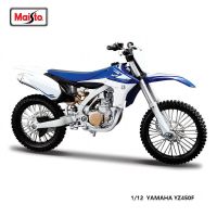 Maisto โมเดลรถมอเตอร์ไซค์จำลองแบบ YZ450F ยามาฮ่า1:12พร้อมรายละเอียดของแท้ของขวัญของสะสมโมเดล