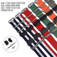 Nylon Camouflage Watch Band for Casio G-Shock GA