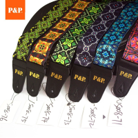 Ørd 2021 New Product PP Guitar Strap, Ethnic Printed Guitar Strap, Folk Strap, Musical Instrument Accessorieshot ！