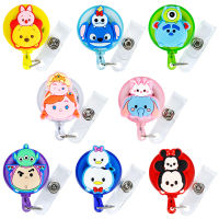 50pcslot ID Card Holder Retractable Employee Card Nurse Chest Card Student Bus Card Holder Cute Mobile Phone Lanyard