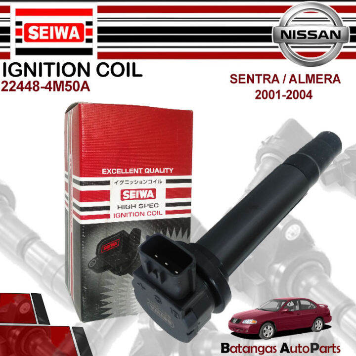 SEIWA IGNITION COIL NISSAN SENTRA 20012004 224484M50A Lazada PH