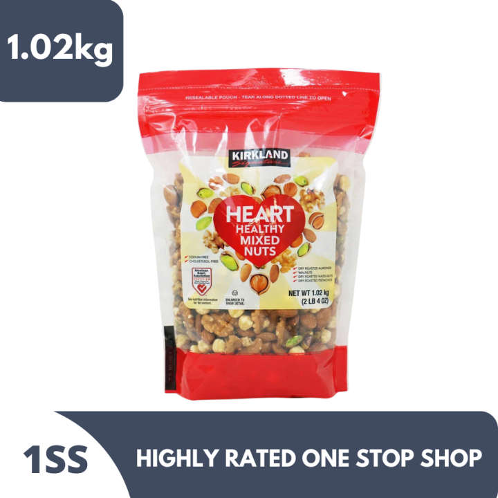 Kirkland Signature Heart Healthy Mixed Nuts 1.02kg Lazada PH