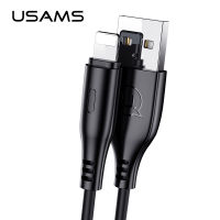 USAMS U18 1เมตร2A ค่าใช้จ่ายสายเคเบิลข้อมูลสายฟ้า Type C M Icro USB สายศัพท์สำหรับ 13 12 11 X Xr Xs หัวเว่ย Xiaomi ซัมซุง