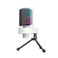 ไมโครโฟน FIFINE A8V Ampligame RGB Gaming USB Condenser Microphone (White/สีขาว)