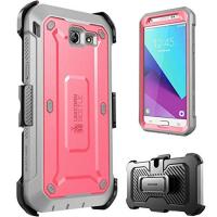 SUPCASE Samsung Galaxy J7 2017 (SM-J727) เคสฝาครอบซองหนังแบบเต็มตัวที่ทนทานพร้อมตัวป้องกันหน้าจอ