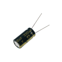 100PCS 330UF 63V 330MFD 63โวลต์10*20Mm อลูมิเนียม Electrolytic Capacitor 330mf63v 63v330mf 330uf63v 63v330uf