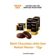 Bánh Brownie Socola Nhân Kem Nabati Nextar Nguyên Hộp 8 Cái 112gr