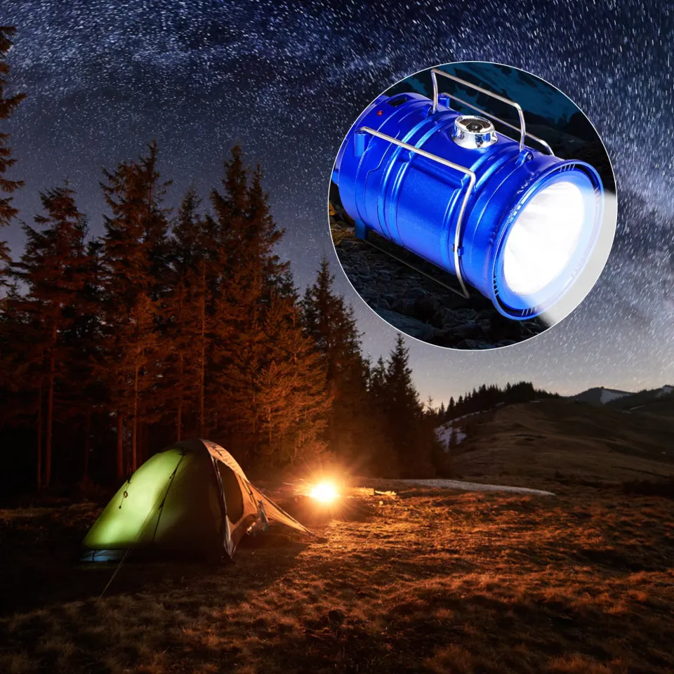 Dropship Solar Camp Lamp; Led Rechargeable Light Usb Camping