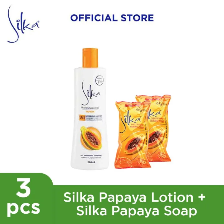 Silka Papaya Lotion 200ml 2 Silka Soap 65g Lazada Ph