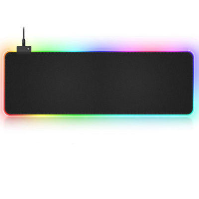 RGB Gaming Mouse Pad Large Size Colorful Luminous for PC Computer Desktop 7 Colors LED Light Desk Mat Gaming Keyboard pad