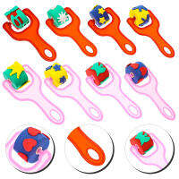 BLENASHOP 8pcs Kids Sponge Stampers Painting Sponge Drawing Rollers Graffiti Sponge อุปกรณ์เสริม