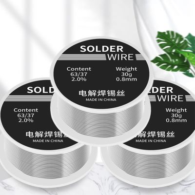 30g/0.8mm Welding Solder Wire High Purity Low Fusion Spot Rosin Soldering Wire Roll No clean Tin Bga Welding