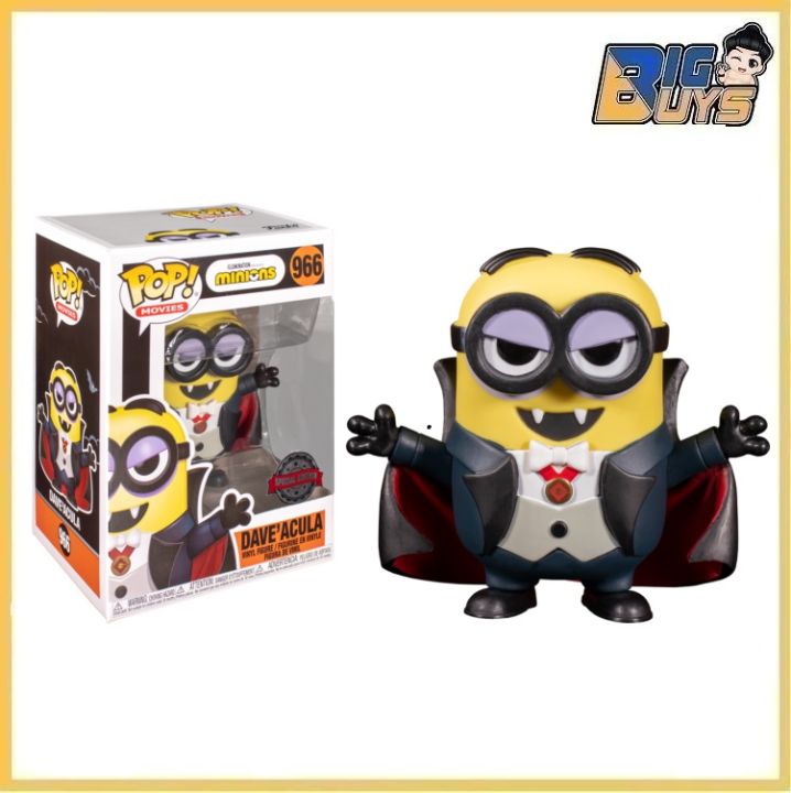 Funko POP! Minions Universal Monsters Dave'acula Exclusive Vinyl Figure ...