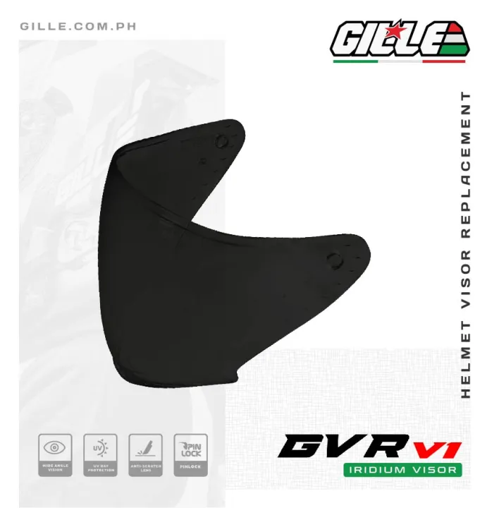 Gille 172 GVRV1 Motorcycle Helmet Silver Outer Visor Lazada PH