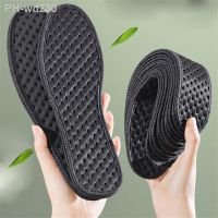 2 Pair Deodorant Insoles Light Weight Shoes Pads Absorb-Sweat Breathable Bamboo Charcoal Thin Sports Insoles for Men Women