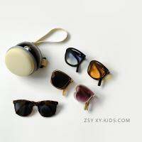 Childrens folding sunglasses boys anti-UV girls sunglasses children children polarized babytrendy girls