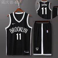 ✈∏▨Nets jersey ฤดูร้อน NBA เสื้อกั๊กชุดบาสเกตบอลชายชุดฝึก No. 11 Irving No. 7 Durant jersey การปรับแต่ง