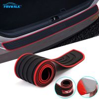 Universal Car Trunk Rear Bumper Guard Strip 104x9cm Rubber Door Sill Plate Protector Mouldings Pad Trim Cover Strip Car Styling