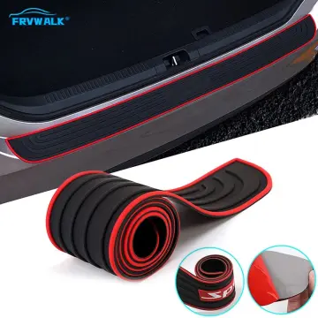 Universal Car Trunk Guard Plate Sticker Rear Bumper Trim Protection Strip  Pad Protective Styling Mouldings Car Stickers