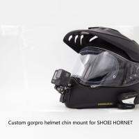 ❦✢◊ motion camera helmet chin mounts custom stick tight sport cameras supports for SHOEI-HORNET motorcycle brackets gopro-serials