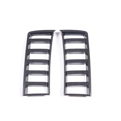 2PCS Car Bumper Air Vent Cover Trim Air Intake Grille Carbon Fiber Front for Toyota Tacoma 2022 2023