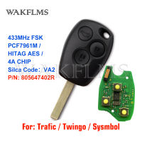 PCF7961M VA2 Remote Car Key Fob for Renault Trafic Twingo Symbol Dacia Duster Logan Sandero 2012 2013 2014 2015 2016 805647402R