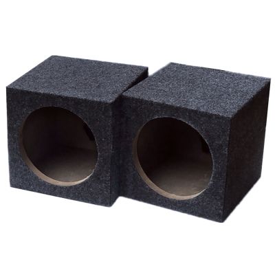 Single 6.5-Inch Speaker Box Universal Sealed Speaker Boxes Car Speaker Box Car Subwoofer Boxes for Car Music Pair