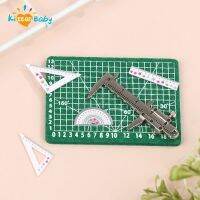 1/12 Dollhouse Mini-cursor Caliper Triangular Ruler Straightedge Cut Board Set Creative Learning Supplies DIY Doll House Decor