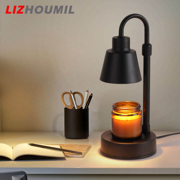 lizhoumil-โคมไฟอุ่นเทียนหรี่ไฟได้เทียนหอมปรับความสูงได้-เทียนหอมปรับอากาศของขวัญวันวาเลนไทน์