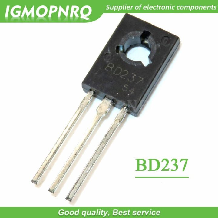 20PCS  Transistor BD237 NPN 2A/100V TO 126 transistor New Original Free Shipping