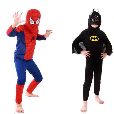 S-L Kids Boy Halloween Super Hero Costumes Children Anime Movie Cosplay Carnival Purim Parade Stage Show Role Play Party Dress
