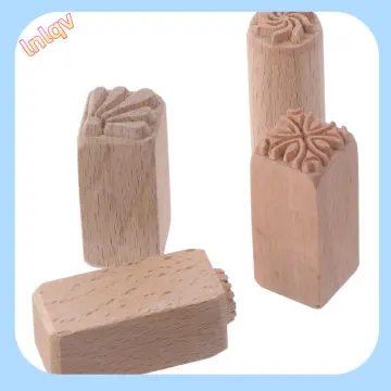 Wooden Texture Mud Pressed Roller Pattern Roller Rod Embossed