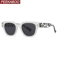 【lz】✁☇✌  Peekaboo-óculos de sol unisex moda para mulheres óculos de sol com rebites cor marrom leopardo uv400 venda quente dropshipping 2023