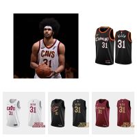 Cleveland Cavaliers #31 Jarrett Allen Basketball Jersey T-shirt Men เสื้อบาสเกตบอล เสื้อกีฬาผู้ชาย เสื้อยืด