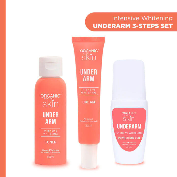 Organic Skin Japan Intensive Whitening Underarm Kit with Deodorant