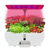 Hydroponics Growing System Indoor Smart Automatic Timer Garden Planter Nursery Pots Height Adjustable 9Pods Indoor Herb Garden