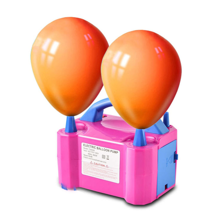Balloon Pump Electric Air Pump Inflator DualNozzle Globos Machine Air Balloon Blower for Party