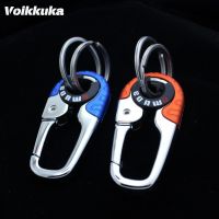 Voikukka High Quality Stainless Steel Buckle Outdoor Carabiner Climbing Tools Double Ring Car Durable KeyChain Wholesale