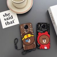 เคสโทรศัพท์กันกระแทกลายการ์ตูนหมีสีน้ำตาล A80 A80S A80 Blackview