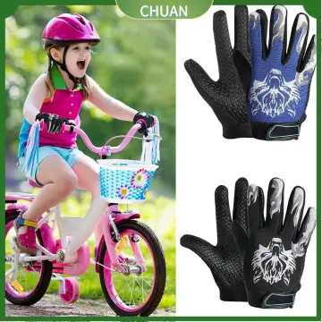 TDPRO Full Finger Motorcycle Gloves Child Luvas Motocross Luvas Motorbike  Guantes Kids Racing Moto Gloves