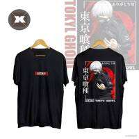 เสื้อยืดแขนสั้นลําลอง พิมพ์ลายกราฟฟิค Tokyo Ghoul-Kaneki Ken ทรงหลวม ขนาดใหญ่ แฟชั่นสําหรับผู้ชาย และผู้หญิง