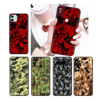 25NO Camouflage Pattern อ่อนนุ่ม Black ซิลิโคน ปก หรับ iPhone XR 7 6s 6 11 5s XS 5 8 SE Max Plus X Pro เคสโทรศัพท์