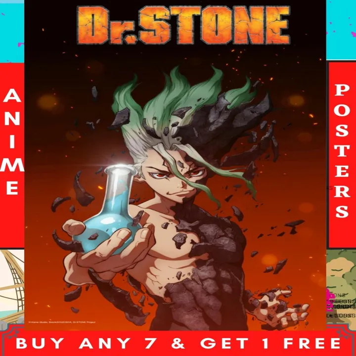 Dr Stone : A4 Anime Poster - HD Prints | Normal, Sticker & Laminated ...