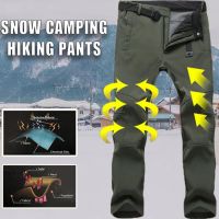 Winter Fleece Softshell Cargo Pants Men Thick Warm Tactical Military Outdoor Hiking Trousers Waterproof Windproof Sweatpants 5XL