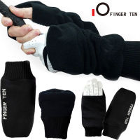 Winter 1Pair Golf Gloves Men Women Leather Glove Wear for Ladies Mens Full Finger Hand Mitten Black Outdoor Sports Drop Shipping