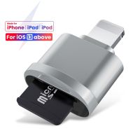 [HOT TALQQQWWEGE 583] SD TF Card Reader OTG Adapter สำหรับ Iphone 14 13 12 11 Pro Max เครื่องอ่านการ์ดหน่วยความจำภายนอก Data Converter สำหรับ IOS 13ด้านบน