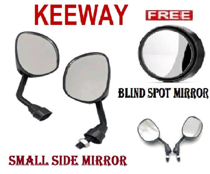 KEEWAY SuperLight 200 SMALL SIDE MIRROR SHORT STEM GOOD QUALITY WITH