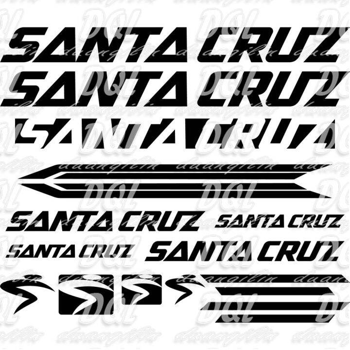 santa cruz bicycles stickers