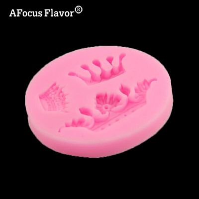 ；【‘； 1 Pc 3D Crown Silicone Baking Mold Soft Candy Cake Making Chocolate Candy Cookies Cake Soap Mold Kitchen Fondant Molds