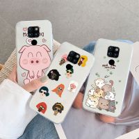 เคส20pro Huawei Mate20 Pro 20 Lite,เคส Lite คนรักพืชแมวการ์ตูนหมูน่ารักสำหรับ Huawei Mate 20